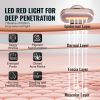 VEVOR Red Light Therapy Wand for Face and Neck, 3-in-1 LED Facial Wand Red Light Therapy Device with Heating Therapy| Vibrating Facial Massage