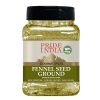 Pride of India – Fennel Seed Ground – Natural & Gourmet Spice – Perfect Addition to Tea/Drinks/ Roast/Rubs/Bakes/ - Cooling Properties – Easy to Use –